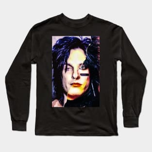 Nikki Sixx Mugshot Long Sleeve T-Shirt